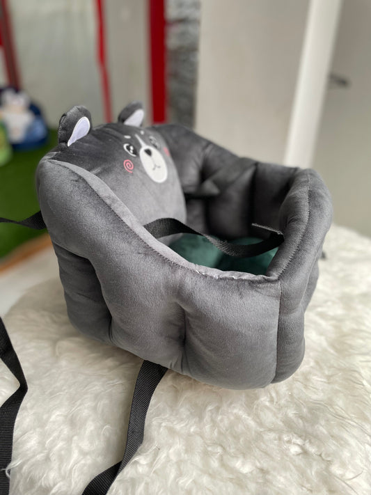 Belt Support Seat-Grey Bear