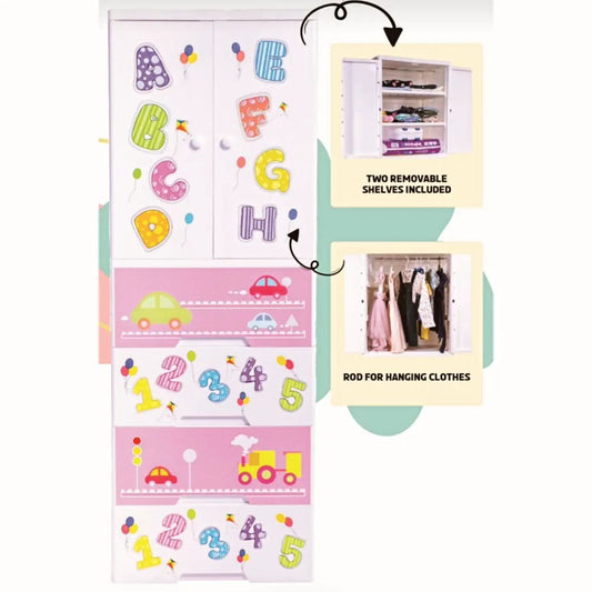 ABC Theme 6 Layers Wardrobe