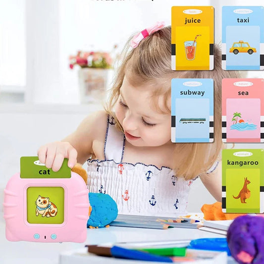 Education English Flash Cards Learning Machine With Sound For Kids