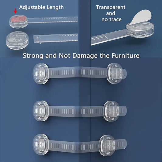 Transparent Safety Lock  - 2 Pieces