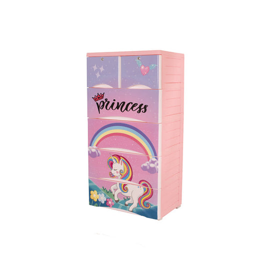 Unicorn Theme 5 Layer Wardrobe WD-PRI-L5