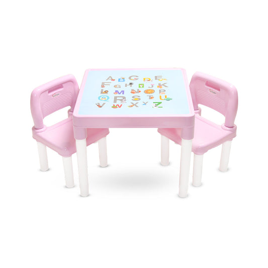 TINNIES CHILDREN TABLE SET-PINK