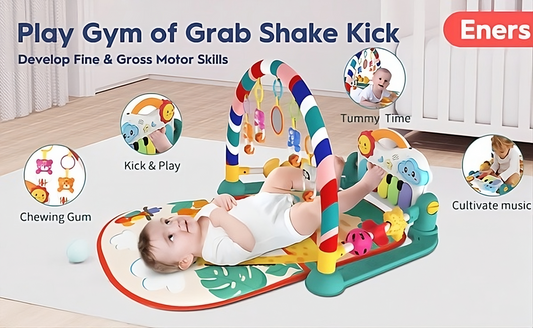 Musical Piano Baby Fitness Rack & play mat